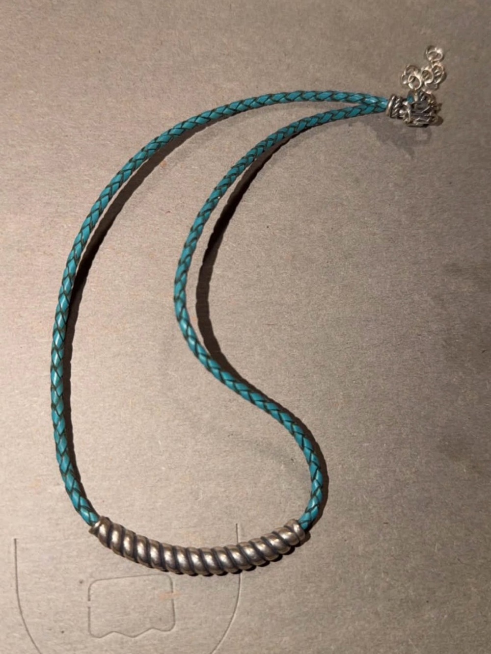 American West Genuine Leather Necklace